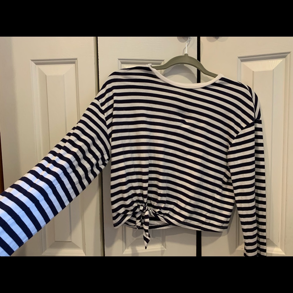 H&M long sleeve striped tee
